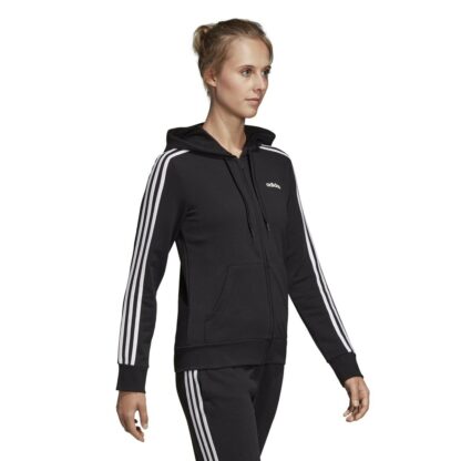 Sweat-shirt Essentials 3-stripes zippé à capuche Noir adidas performance