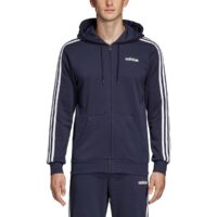 Sweat zippé à capuche 3-stripes French Terry Bleu - Bleu Marine adidas performance