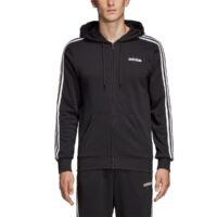 Sweat zippé à capuche 3-stripes French Terry Noir adidas performance