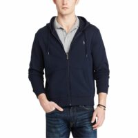 Sweat zippé à capuche Double Knit Tech Noir - Gris - Bleu Marine Polo Ralph Lauren