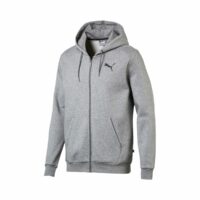 Sweat zippé à capuche Gris Chiné Puma