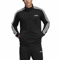 Sweat zippé col montant 3 bandes Noir adidas performance