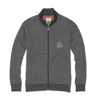 Sweat zippé col montant Jaspe Noir Oxbow