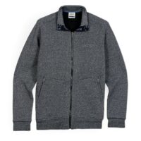 Sweat zippé col montant Noir Oxbow