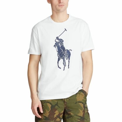 T-shirt Big Pony Player Bleu Marine Polo Ralph Lauren