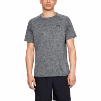 T-shirt Tech col rond manches courtes Noir - Gris - Bleu Électrique - Gris Chiné Under Armour