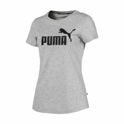 T-shirt W ESS L No1 Noir/Blanc;Gris Clair Chiné Puma