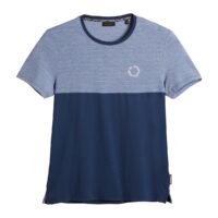 T-shirt bi-colore Mifik Bleu Marine KAPORAL