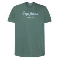 T-shirt col rond Eggo Vert - Bleu - Rouge Pepe Jeans