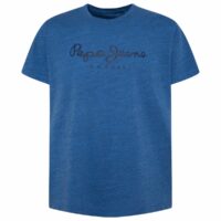 T-shirt col rond Horst Bleu Électrique Pepe Jeans