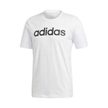 T-shirt col rond Linear Blanc adidas performance