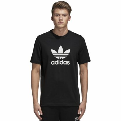 T-shirt col rond Trefoil Noir adidas Originals