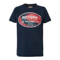 T-shirt col rond logo Petrol Ecru - Bleu Marine PETROL INDUSTRIES