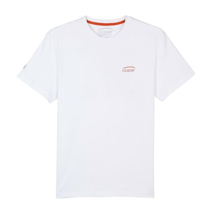 T-shirt col rond manches courtes Blanc Oxbow