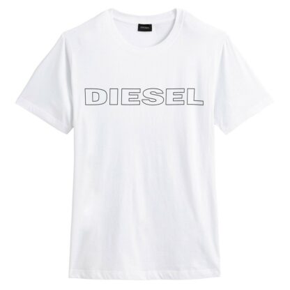 T-shirt col rond manches courtes Gris - Blanc - Noir Diesel