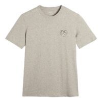 T-shirt col rond manches courtes Gris Chiné LA REDOUTE COLLECTIONS