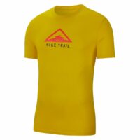 T-shirt col rond manches courtes Jaune - Noir Nike