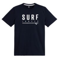 T-shirt col rond manches courtes imprimé devant Bleu Marine LA REDOUTE COLLECTIONS