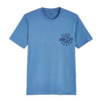 T-shirt col rond manches courtes imprimé poitrine Bleu LA REDOUTE COLLECTIONS