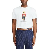 T-shirt col rond motif ours Polo Bear Bleu Marine Polo Ralph Lauren