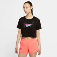 T-shirt court manches courtes col rond Noir Nike