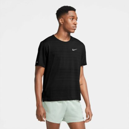T-shirt de running Miler Noir Nike