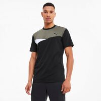 T-shirt de sport Power Colorblock Noir