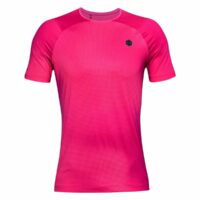 T-shirt d'entraînement Rush Fitted Rose Under Armour