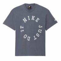 T-shirt imprimé col rond imprimé Just do it Gris - Bleu Ciel Nike