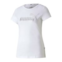 T-shirt logo Blanc /Argent;Noir / Rose;Noir/Gold Puma