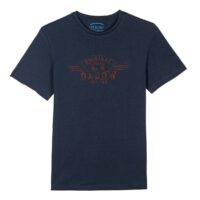 T-shirt logo Bleu Marine Oxbow