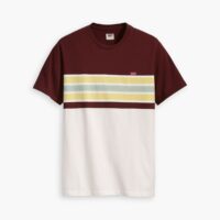 T-shirt logo Chesthit Color Block Blanc/Bordeaux Levi's