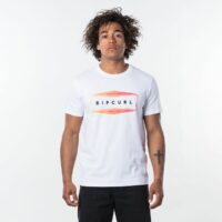 T-shirt logo Neon Bleu - Blanc Rip Curl