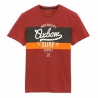 T-shirt logo Rouge Bordeaux Oxbow