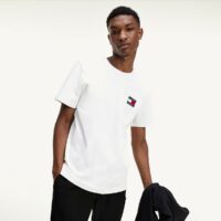 T-shirt logo Tommy Badge Bleu Marine Tommy Jeans