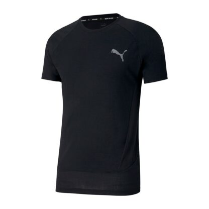 T-shirt logo poitrine Noir Puma