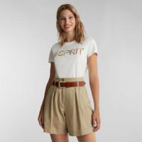 T-shirt manches courtes Ecru Esprit