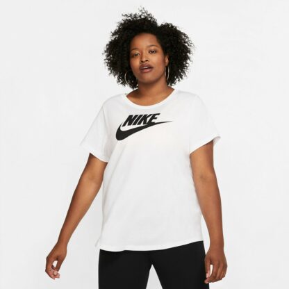 T-shirt manches courtes col rond Blanc Nike