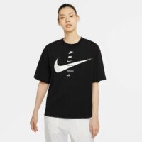 T-shirt manches courtes col rond Noir Nike