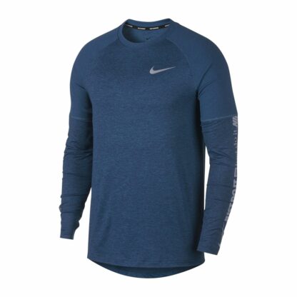 T-shirt manches longues de running Bleu Nike