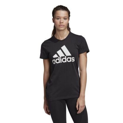 T-shirt sport col rond manches courtes Noir adidas performance