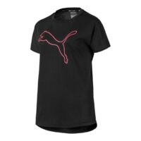 T-shit de training fitness Cat Tee Violet Puma