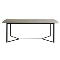 Table à manger 6/8 personnes noire L210 Opal Maisons du Monde