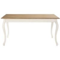 Table à manger crème L160 Léontine Maisons du Monde