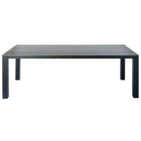 Table de jardin 8/10 personnes en aluminium gris anthracite L230 Escale Maisons du Monde