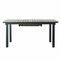 Table de jardin en aluminium gris L 213 cm Escale Maisons du Monde