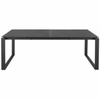 Table de jardin extensible en aluminium gris anthracite 8/10 personnes L206/266 Guam Maisons du Monde