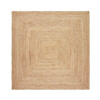 Tapis carré en jute Hempy Naturel AM.PM