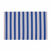 Tapis d'extérieur en polypropylène bleu motifs à rayures 120x180 Maisons du Monde