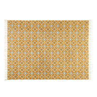 Tapis en coton jaune moutarde 140x200cm Maisons du Monde